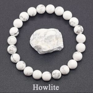 Howlite Stone Stretchy Bracelet